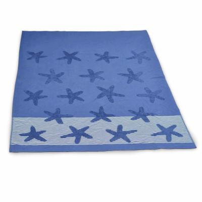 Strandlaken Zeester Navy 70 X 140cm 