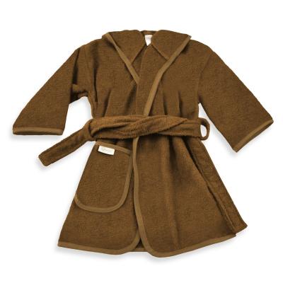 Badjas Uni Line Brown Clay 